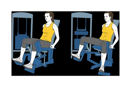 Abducción de cadera en maquina sentado