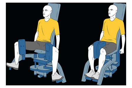 Adducción de cadera en maquina sentado