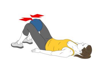 Aductor isométrico con pelota rodillas flexionadas