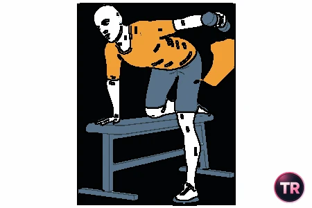 Apertura lateral con mancuerna rodilla apoyada