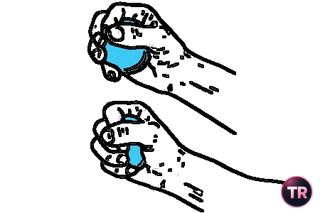 Apretar una pelota