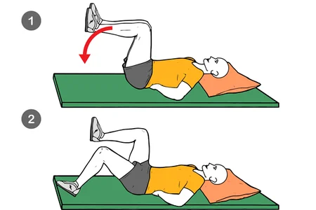 Media sentadilla a 90º con apoyo