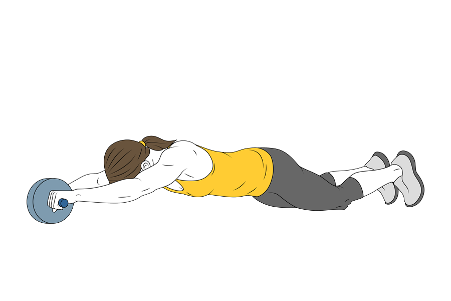 Abdominales con roller