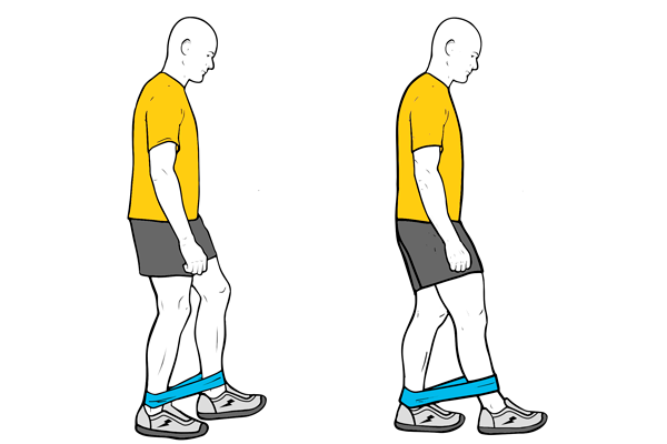 Pasos adelante y atrás con miniband