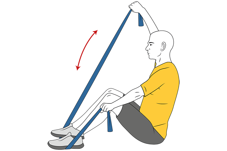 Aperturas verticales con banda elastica