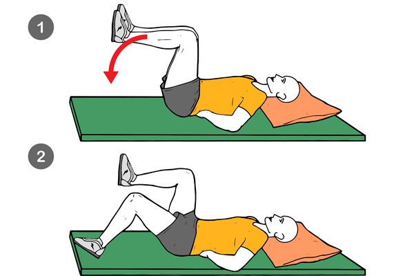 Media sentadilla a 90º con apoyo