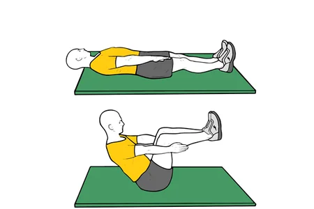 Encogimiento de tronco y piernas