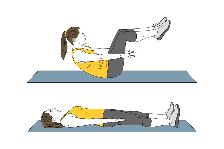 Encogimiento de tronco y piernas