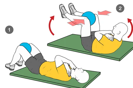 Encogimientos con adductor en isométrico
