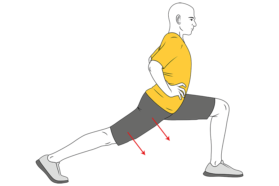 Estiramiento de flexores de cadera