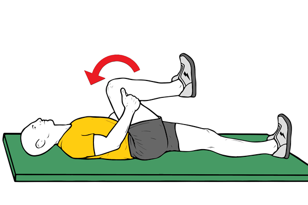Estiramiento de gluteo e isquiotibial