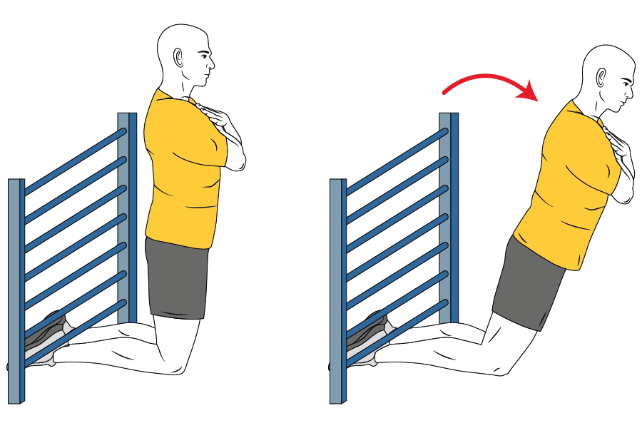 Extensión femoral de rodillas
