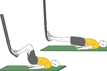 Flexión de piernas con Trx