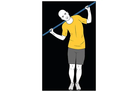 Giro de cintura con barra