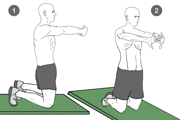 Hipopresivo de rodillas