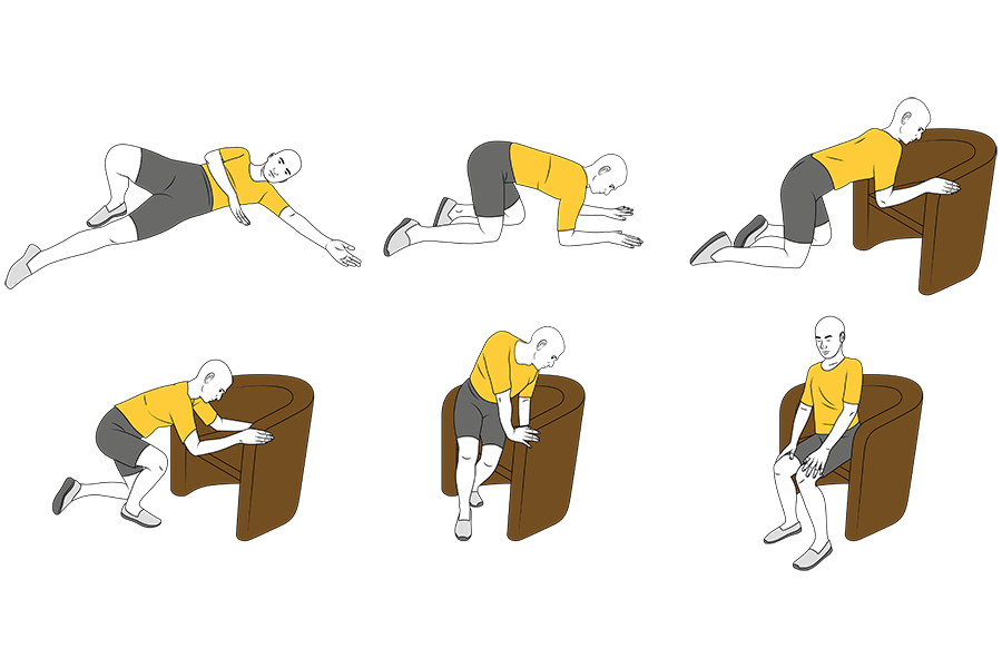 Levantarse tras una caída