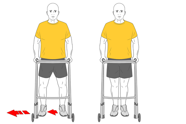 Ejercicio básicos con andador