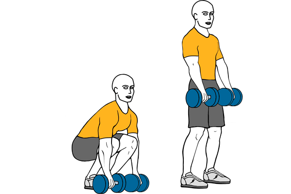 Peso muerto con barra o tradicional