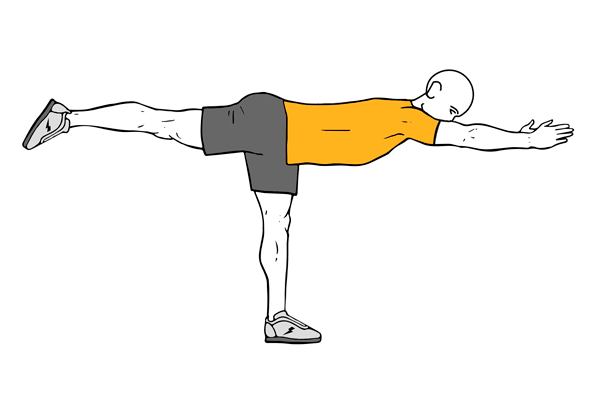 Postura del guerrero 3