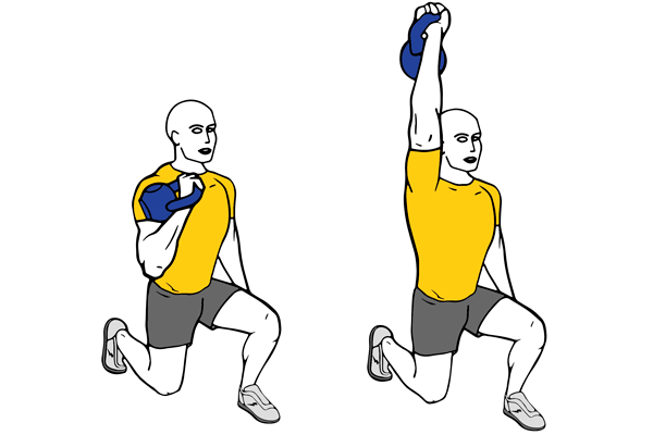 Kettlebells: Todo el cuerpo con 9 ejercicio