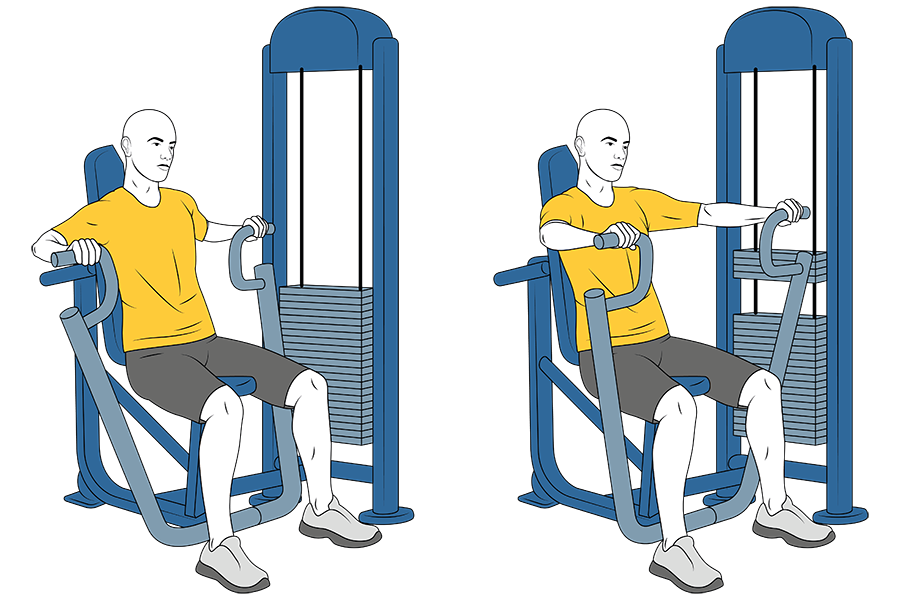 Press pectoral en maquina sentado