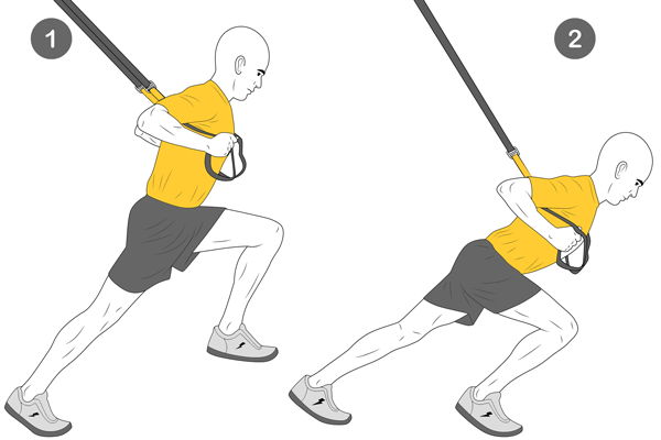 Encogimientos abdominales con Trx