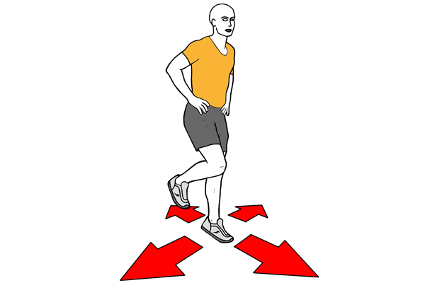 Saltitos sobre una pierna