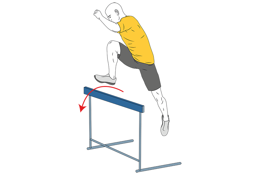 Salto sobre una valla